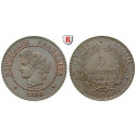 France, Third Republic, 5 Centimes 1886, good xf