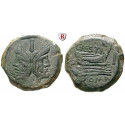 Roman Republican Coins, C. Antestius, As 146 BC, good vf