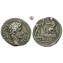 Roman Imperial Coins, Augustus, Denarius 8 BC, vf