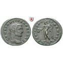 Roman Imperial Coins, Constantius I, Caesar, Follis 296, vf /good vf