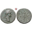 Roman Imperial Coins, Domitian, As 90-91, vf / nearly vf