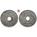 France, Government in Vichy, 20 Centimes 1944, xf