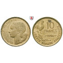 France, Forth Republic, 10 Francs 1955, xf-unc