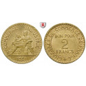 France, Third Republic, 2 Francs 1921, xf
