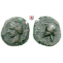 Spain-Hispania Citerior, Carthago Nova, Bronze 218-201 BC, vf