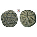 Merovingians, Anonym, Bronze Anfang 8.cent., good vf