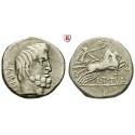 Roman Republican Coins, L. Titurius Sabinus, Denarius, vf
