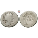 Roman Republican Coins, L. Mussidius Longus, Denarius 42 BC, nearly vf