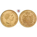 Spain, Alfonso XII, 25 Pesetas 1876/1962, 7.26 g fine, nearly xf