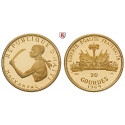 Haiti, 20 Gourdes 1969, 3.56 g fine, PROOF