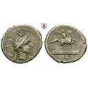 Roman Republican Coins, L. Philippus, Denarius 113/112 v. Chr., good vf