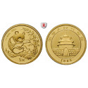 China, 5 Yuan 1994, 1.56 g fine, FDC