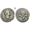 Roman Imperial Coins, Vespasian, Denarius 80-81, good vf
