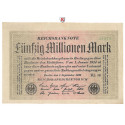 Inflation 1919-1924, 50 Mio Mark 01.09.1923, I-, Rb. 108g