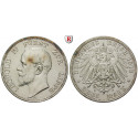 German Empire, Lippe, Leopold IV., 3 Mark 1913, A, xf / xf-unc, J. 79