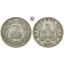 Weimar Republic, Standard currency, 2 Reichsmark 1927, J, vf, J. 320