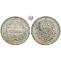 German Empire, Standard currency, 1 Mark 1875, F, xf-FDC / xf, J. 9