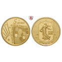 France, Fifth Republic, 5 Euro 2011, 1.24 g fine, PROOF
