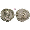 Roman Imperial Coins, Hadrian, Denarius 118, xf