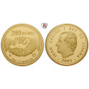 Spain, Juan Carlos I, 200 Euro 2005, 13.5 g fine, PROOF