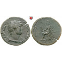 Roman Imperial Coins, Hadrian, Sestertius 125-128, xf / good vf