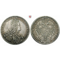 Holy Roman Empire, Karl VI, Taler 1721, nearly xf