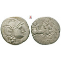 Roman Republican Coins, Denarius approx. 1. cent. BC, vf-xf / vf