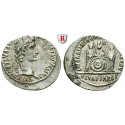 Roman Imperial Coins, Augustus, Denarius 2 BC-4 AD, good xf