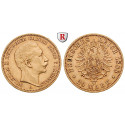 German Empire, Preussen, Wilhelm II., 20 Mark 1888, A, vf, J. 250