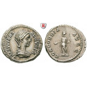 Roman Imperial Coins, Plautilla, wife of Caracalla, Denarius 202-205, xf
