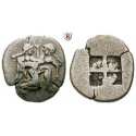 Thracian Islands, Thasos, Drachm 500-480 BC, vf