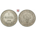 Finland, Grand Duchy, Nikolaus II., Markka 1907, good vf