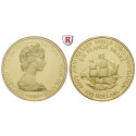 British Virgin Islands, Elizabeth II., 100 Dollars 1976, 6.39 g fine, PROOF