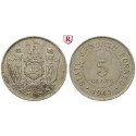 British North Borneo, 5 Cents 1941, xf