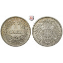 German Empire, Standard currency, 1 Mark 1912, J, 5.0 g fine, vf-xf, J. 17