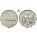Weimar Republic, Standard currency, 1 Mark 1924, J, good xf, J. 311