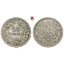 German Empire, Standard currency, 50 Pfennig 1877, E, vf, J. 8