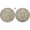 Switzerland, Swiss Confederation, 5 Franken 1908, vf-xf