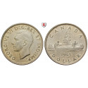 Canada, George VI., Dollar 1945, nearly xf