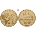 France, Fifth Republic, 100 Francs 1997, 15.64 g fine, PROOF