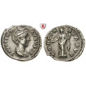 Roman Imperial Coins, Faustina Senior, wife of  Antoninus Pius, Denarius 139-141, good vf