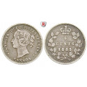 Canada, Victoria, 5 Cents 1885, vf
