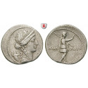 Roman Republican Coins, Octavian, Denarius 32-31BC, vf-xf