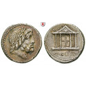 Roman Republican Coins, M. Volteius, Denarius 78 BC, vf-xf / xf