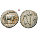 Roman Republican Coins, Caius Iulius Caesar, Denarius 49-48 BC, xf-unc
