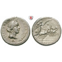 Roman Republican Coins, C. Annius and L. Fabius Hispaniensis, Denarius 82-81 BC, xf