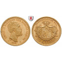 Sweden, Oskar II., 20 Kronor 1881, 8.06 g fine, xf / xf-unc