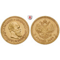 Russia, Alexander III, 5 Roubles 1888, 5.81 g fine, nearly xf