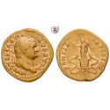Roman Imperial Coins, Titus, Caesar, Aureus 75, nearly xf / good vf