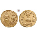 Byzantium, Constans II and Constantinus IV, Solidus 654-659, good xf